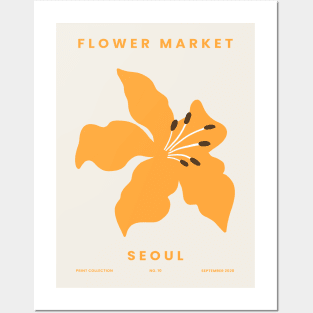 Flower Market Seoul Design Posters and Art